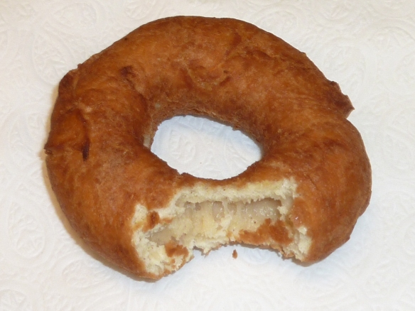 A tasty, 1930-style, homemade sour cream doughnut. (Bill Purver photograph)