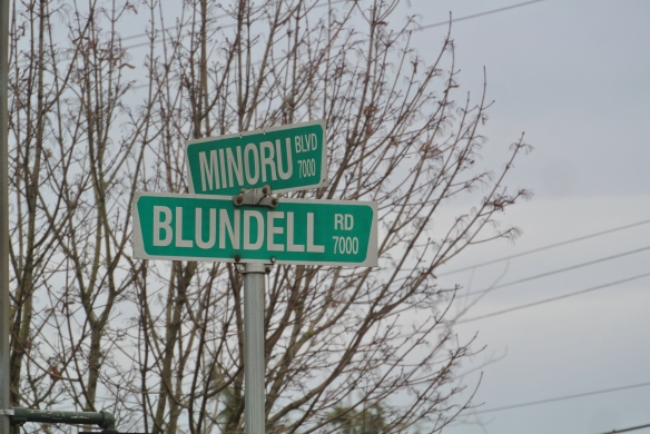 Street signage in Richmond. Where do those names come from? (Graham Turnbull photograph)