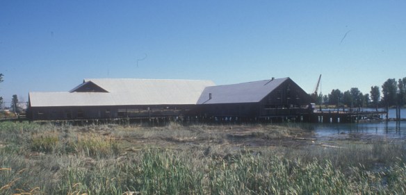 Britannia Shipyard area, 1988. City of Richmond Archives, Heritage Advisory Committee, File 2-1-3