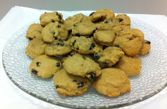 A plate of hermit cookies hot out of the oven. (John Campbell photograph)